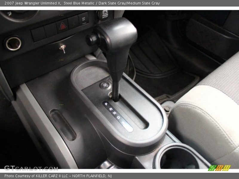 Steel Blue Metallic / Dark Slate Gray/Medium Slate Gray 2007 Jeep Wrangler Unlimited X