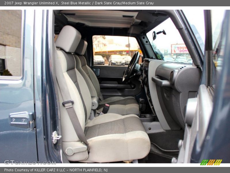 Steel Blue Metallic / Dark Slate Gray/Medium Slate Gray 2007 Jeep Wrangler Unlimited X
