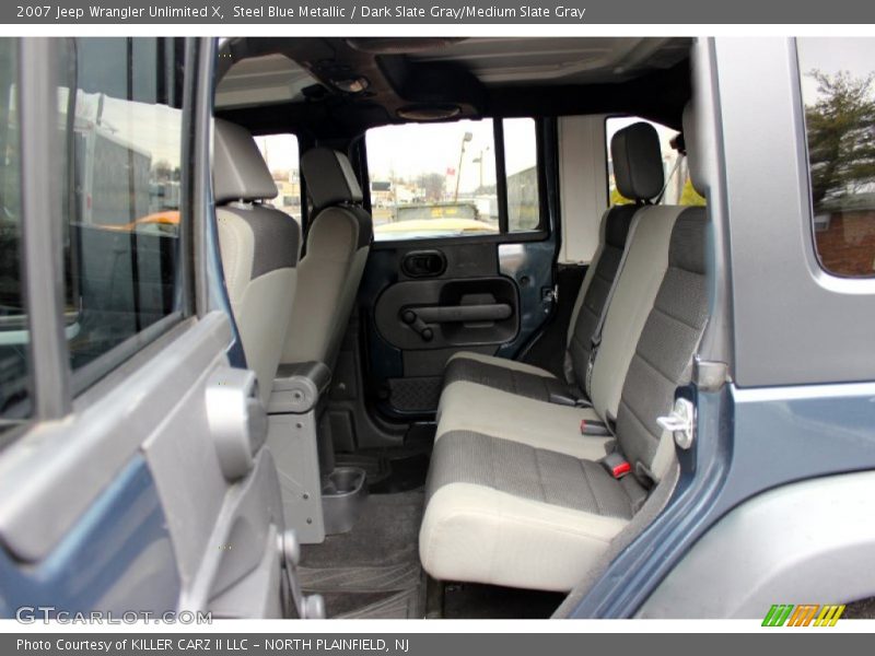 Steel Blue Metallic / Dark Slate Gray/Medium Slate Gray 2007 Jeep Wrangler Unlimited X