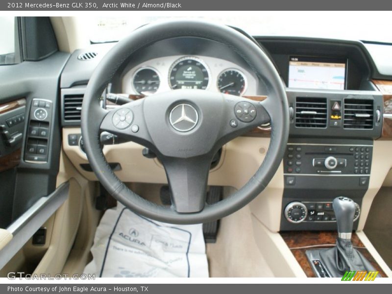 Arctic White / Almond/Black 2012 Mercedes-Benz GLK 350