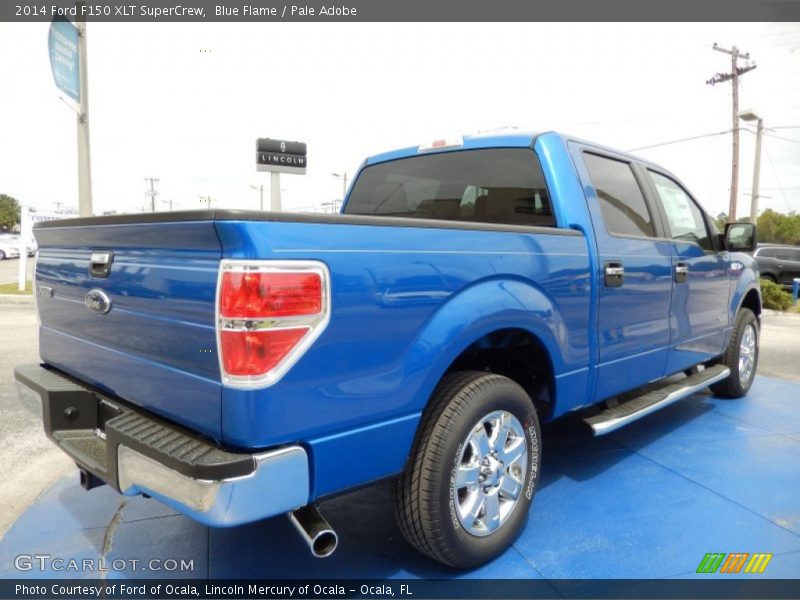 Blue Flame / Pale Adobe 2014 Ford F150 XLT SuperCrew