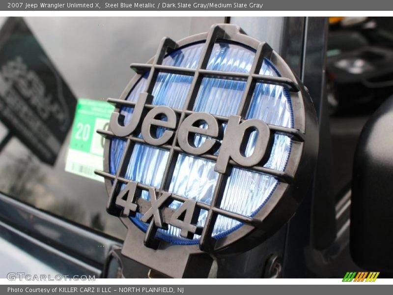 Steel Blue Metallic / Dark Slate Gray/Medium Slate Gray 2007 Jeep Wrangler Unlimited X