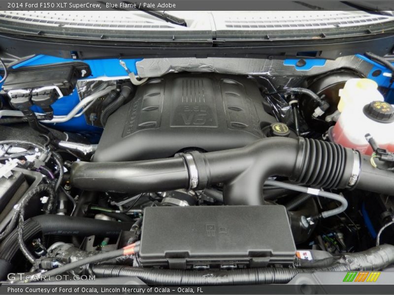 Blue Flame / Pale Adobe 2014 Ford F150 XLT SuperCrew