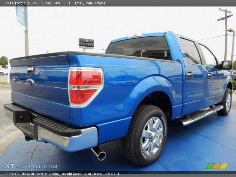 Blue Flame / Pale Adobe 2014 Ford F150 XLT SuperCrew