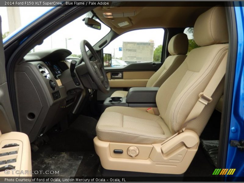 Blue Flame / Pale Adobe 2014 Ford F150 XLT SuperCrew