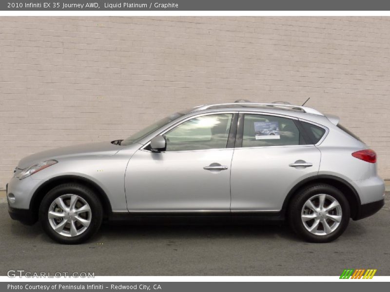 Liquid Platinum / Graphite 2010 Infiniti EX 35 Journey AWD