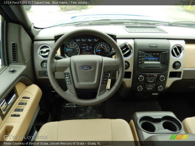 Blue Flame / Pale Adobe 2014 Ford F150 XLT SuperCrew