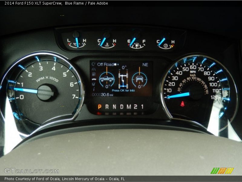 Blue Flame / Pale Adobe 2014 Ford F150 XLT SuperCrew