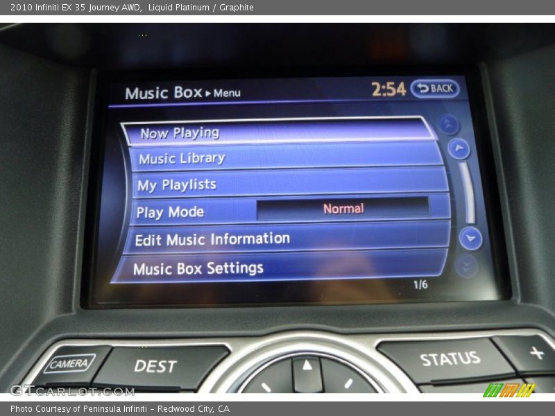 Liquid Platinum / Graphite 2010 Infiniti EX 35 Journey AWD