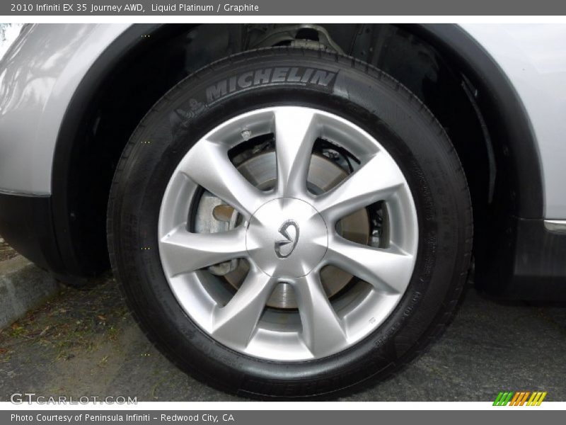 Liquid Platinum / Graphite 2010 Infiniti EX 35 Journey AWD