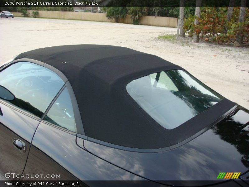 Black / Black 2000 Porsche 911 Carrera Cabriolet