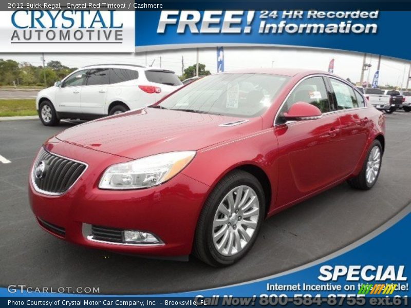 Crystal Red Tintcoat / Cashmere 2012 Buick Regal