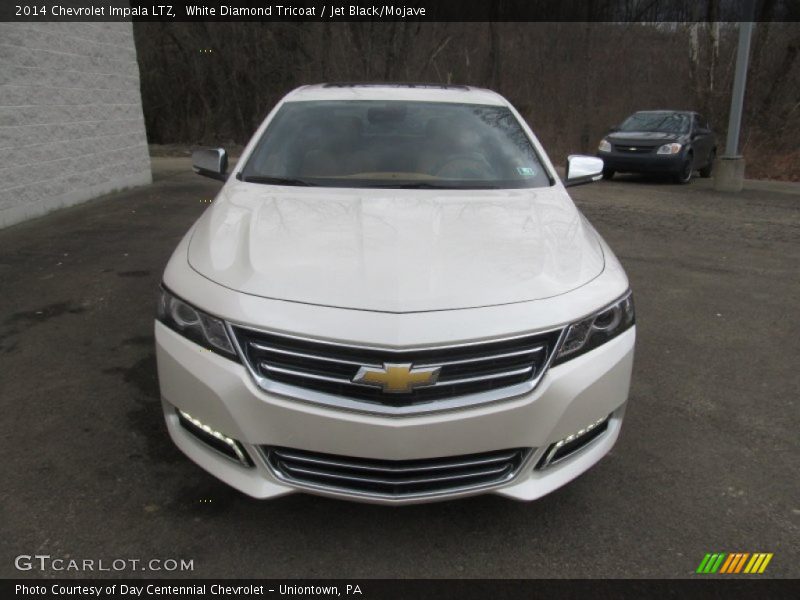 White Diamond Tricoat / Jet Black/Mojave 2014 Chevrolet Impala LTZ