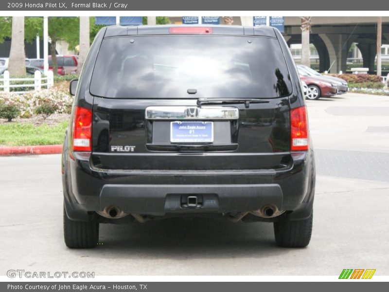 Formal Black / Gray 2009 Honda Pilot LX