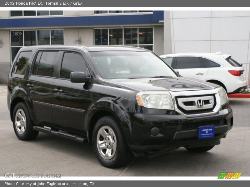 Formal Black / Gray 2009 Honda Pilot LX