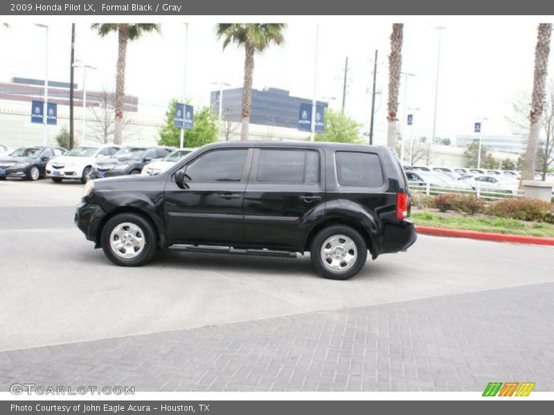 Formal Black / Gray 2009 Honda Pilot LX