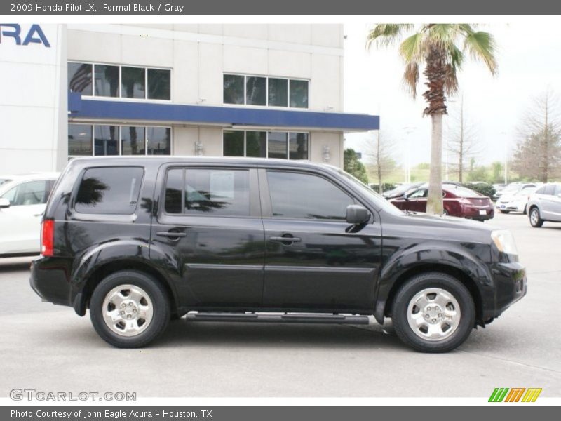 Formal Black / Gray 2009 Honda Pilot LX