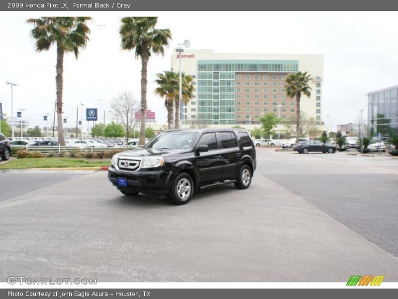 Formal Black / Gray 2009 Honda Pilot LX