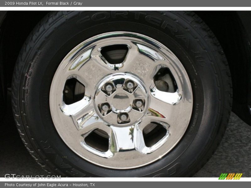 Formal Black / Gray 2009 Honda Pilot LX