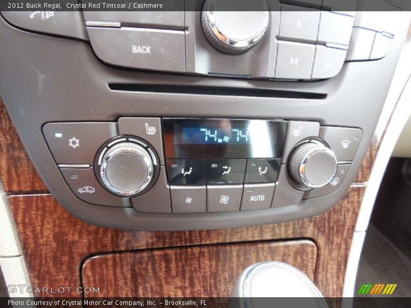 Controls of 2012 Regal 