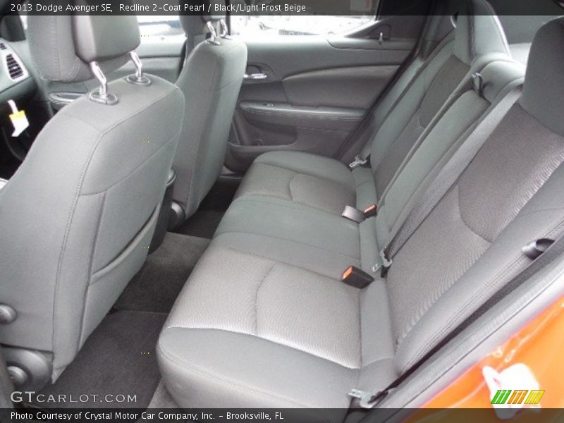 Redline 2-Coat Pearl / Black/Light Frost Beige 2013 Dodge Avenger SE