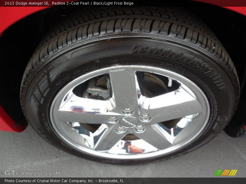 Redline 2-Coat Pearl / Black/Light Frost Beige 2013 Dodge Avenger SE