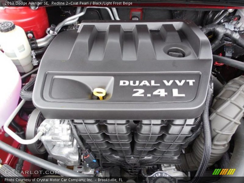 Redline 2-Coat Pearl / Black/Light Frost Beige 2013 Dodge Avenger SE