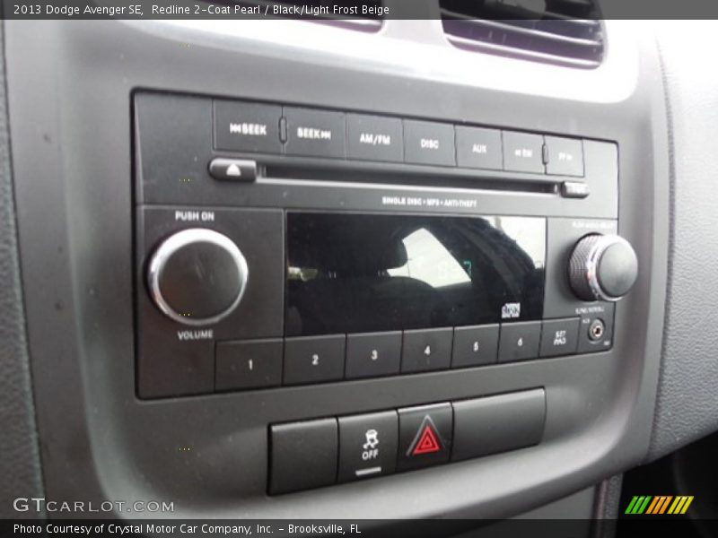 Redline 2-Coat Pearl / Black/Light Frost Beige 2013 Dodge Avenger SE