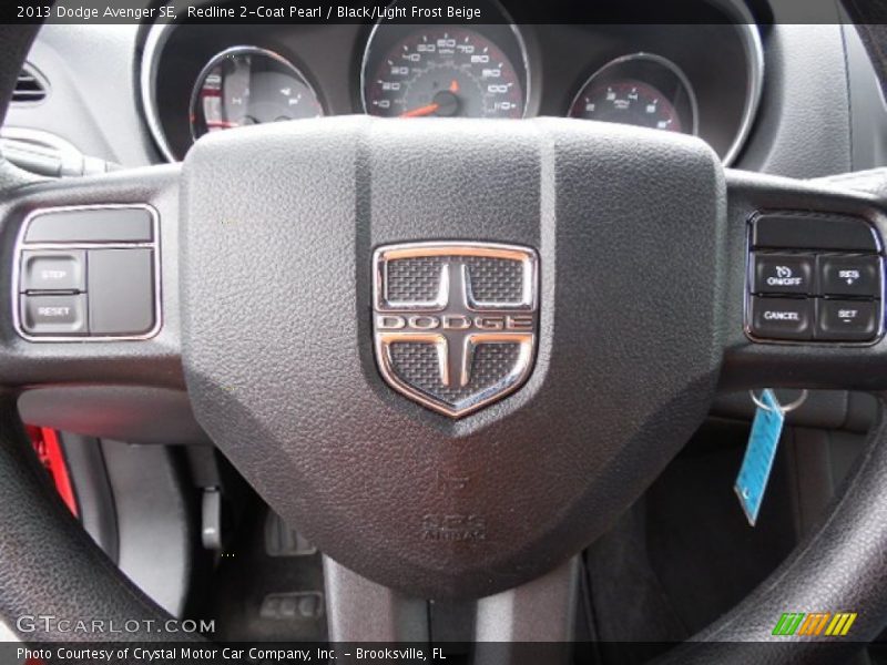 Redline 2-Coat Pearl / Black/Light Frost Beige 2013 Dodge Avenger SE