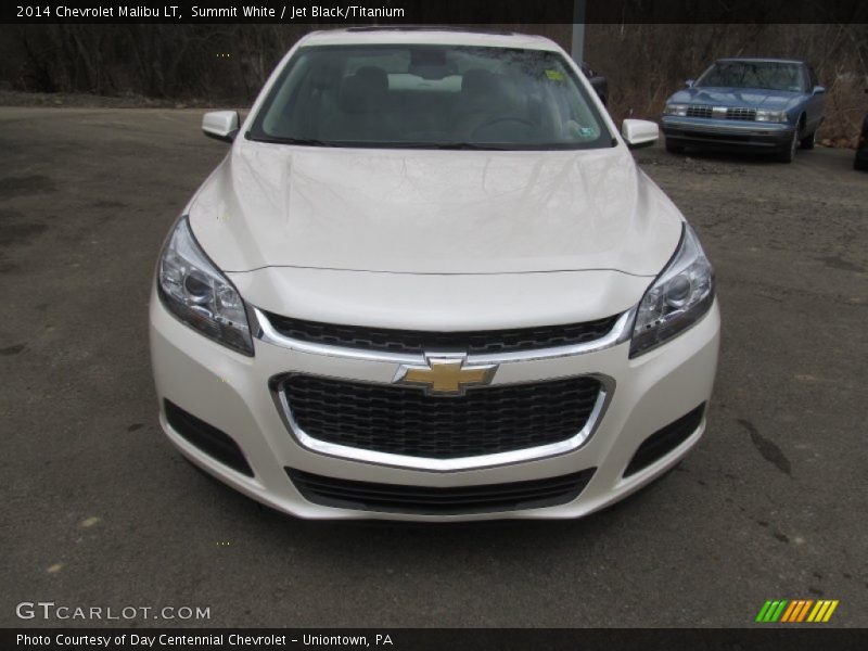 Summit White / Jet Black/Titanium 2014 Chevrolet Malibu LT