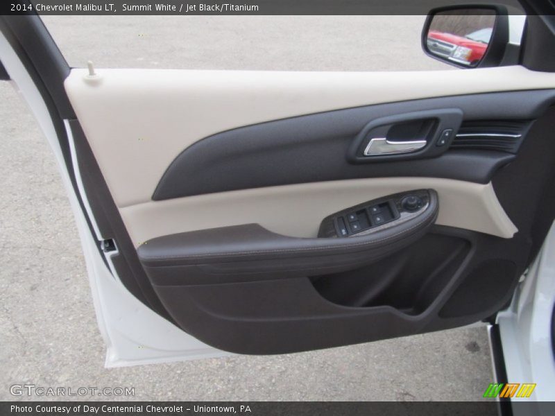 Summit White / Jet Black/Titanium 2014 Chevrolet Malibu LT