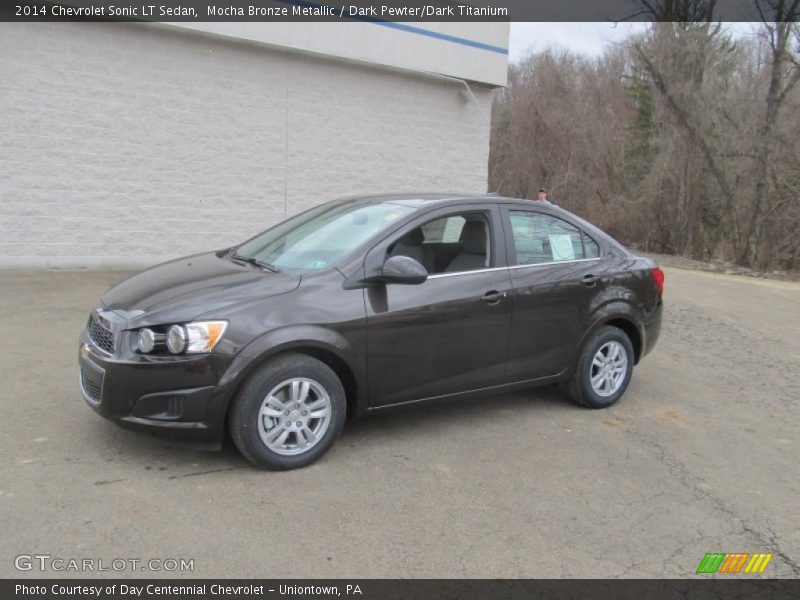 Mocha Bronze Metallic / Dark Pewter/Dark Titanium 2014 Chevrolet Sonic LT Sedan