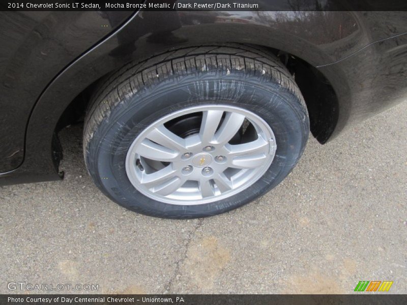 Mocha Bronze Metallic / Dark Pewter/Dark Titanium 2014 Chevrolet Sonic LT Sedan