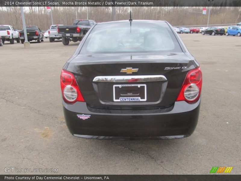 Mocha Bronze Metallic / Dark Pewter/Dark Titanium 2014 Chevrolet Sonic LT Sedan
