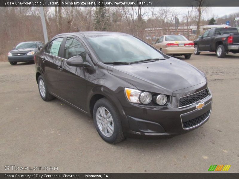 Mocha Bronze Metallic / Dark Pewter/Dark Titanium 2014 Chevrolet Sonic LT Sedan