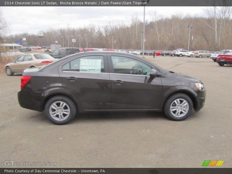 Mocha Bronze Metallic / Dark Pewter/Dark Titanium 2014 Chevrolet Sonic LT Sedan