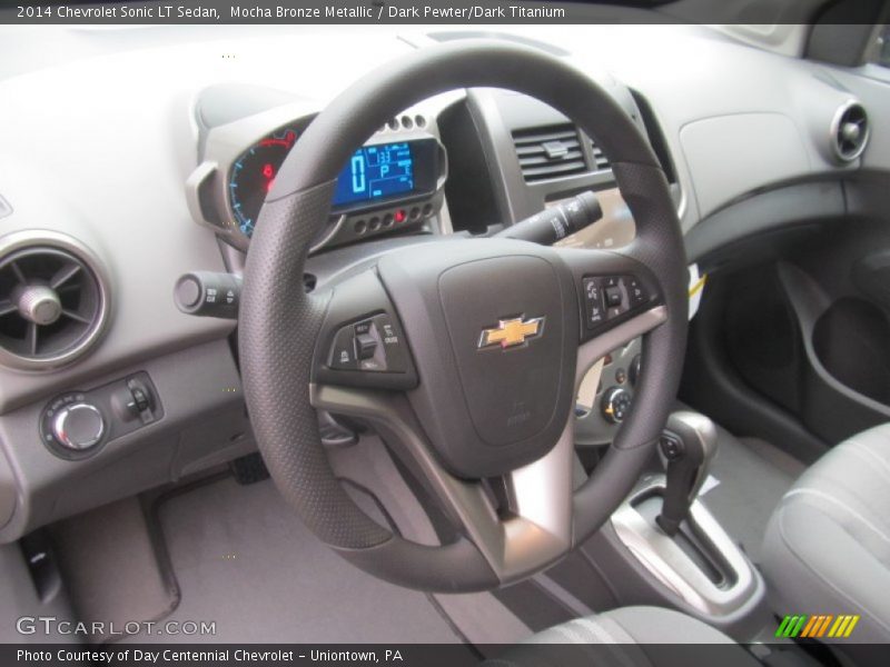 Mocha Bronze Metallic / Dark Pewter/Dark Titanium 2014 Chevrolet Sonic LT Sedan