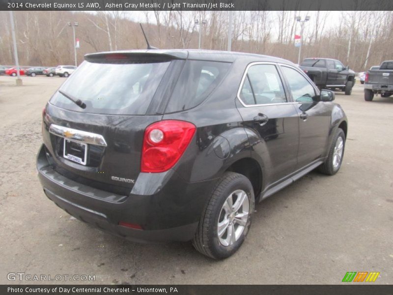 Ashen Gray Metallic / Light Titanium/Jet Black 2014 Chevrolet Equinox LS AWD