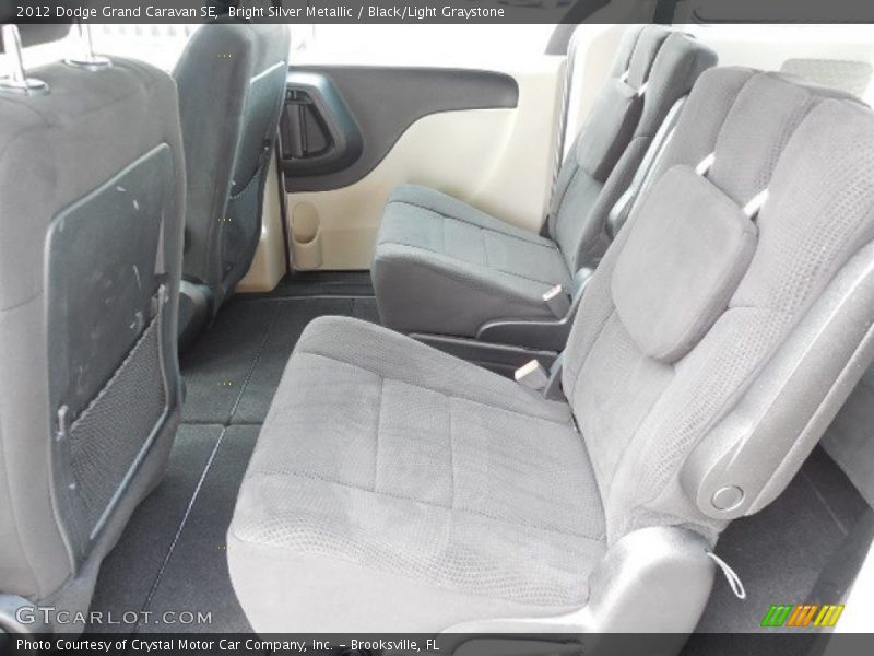 Bright Silver Metallic / Black/Light Graystone 2012 Dodge Grand Caravan SE