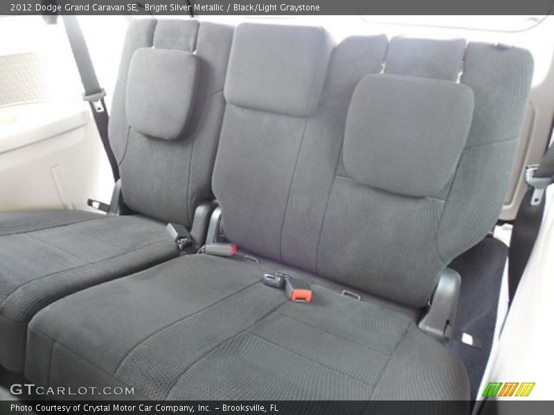 Bright Silver Metallic / Black/Light Graystone 2012 Dodge Grand Caravan SE