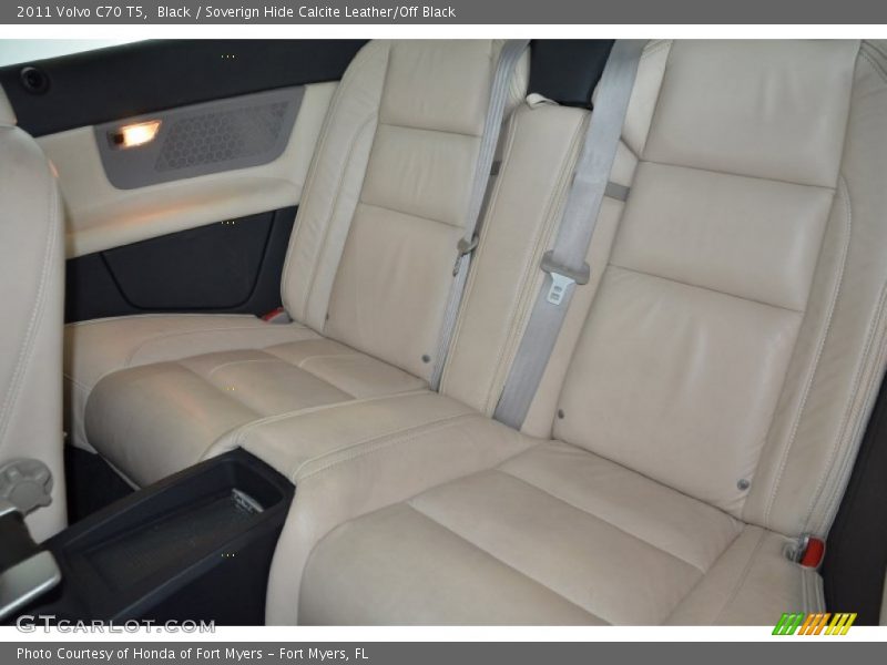 Black / Soverign Hide Calcite Leather/Off Black 2011 Volvo C70 T5