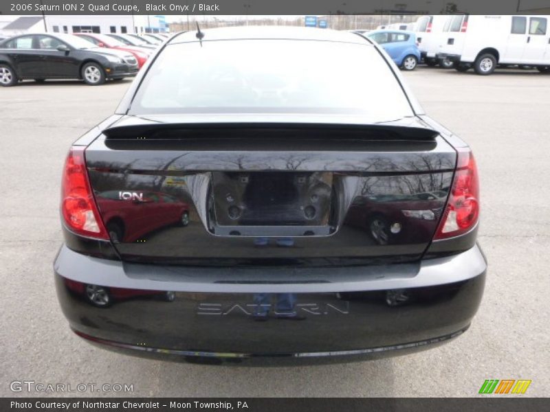 Black Onyx / Black 2006 Saturn ION 2 Quad Coupe