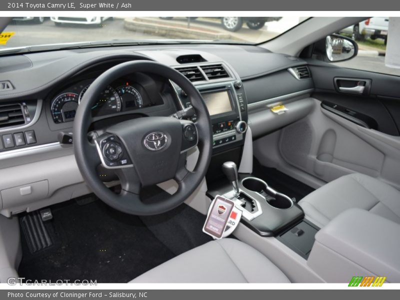 Super White / Ash 2014 Toyota Camry LE