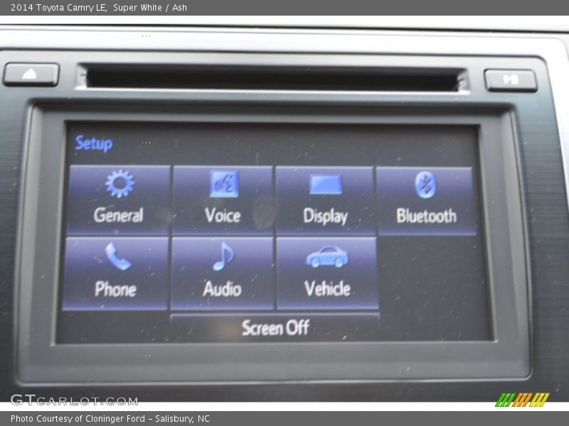 Super White / Ash 2014 Toyota Camry LE