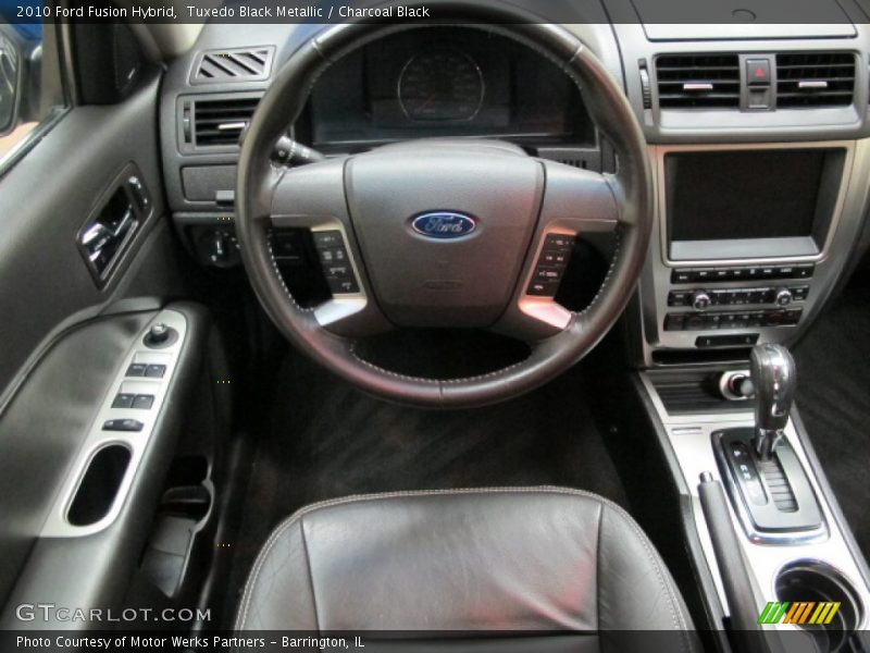 Tuxedo Black Metallic / Charcoal Black 2010 Ford Fusion Hybrid