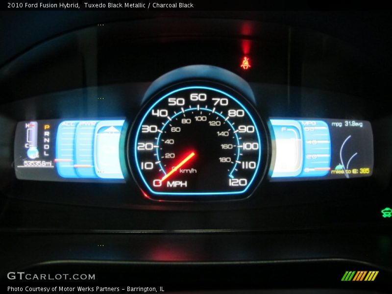Tuxedo Black Metallic / Charcoal Black 2010 Ford Fusion Hybrid
