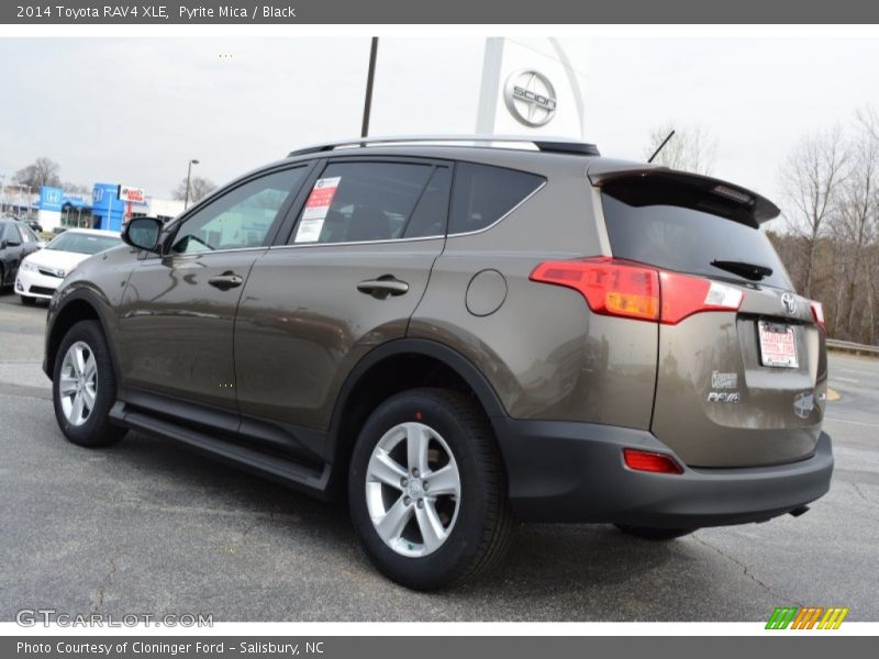 Pyrite Mica / Black 2014 Toyota RAV4 XLE