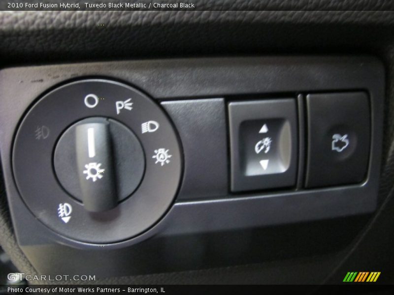 Tuxedo Black Metallic / Charcoal Black 2010 Ford Fusion Hybrid