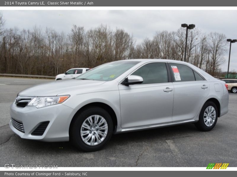 Classic Silver Metallic / Ash 2014 Toyota Camry LE