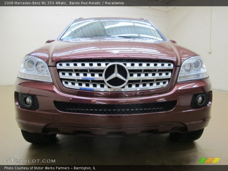 Barolo Red Metallic / Macadamia 2008 Mercedes-Benz ML 350 4Matic